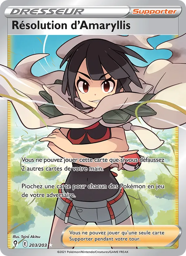 Résolution d'Amaryllis 203/203