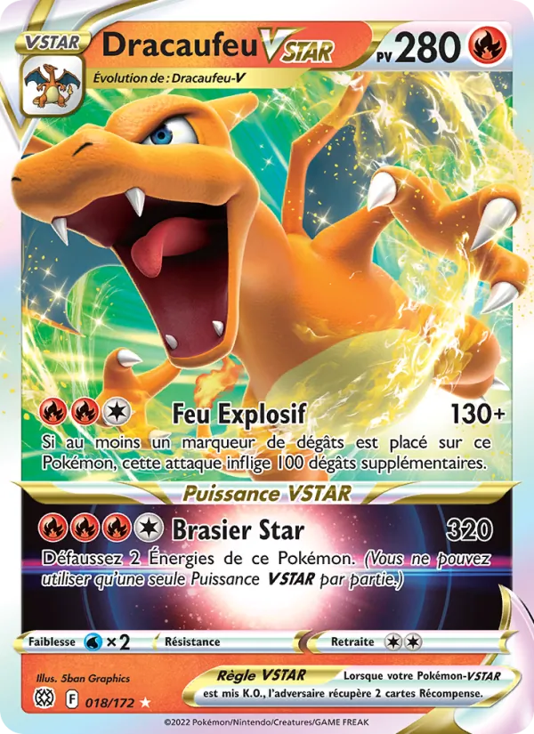 Dracaufeu VSTAR 018/172