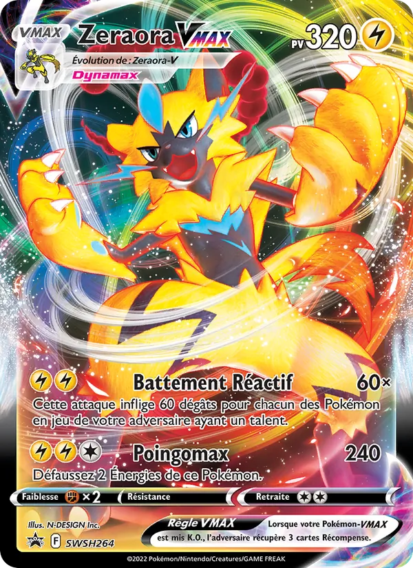 Zeraora VMAX SWSH264/307