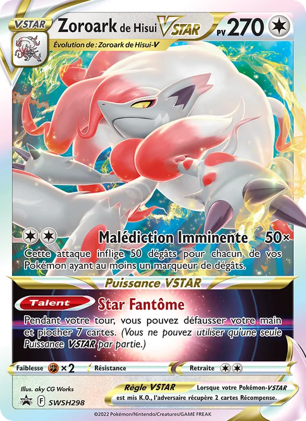 Zoroark de Hisui VSTAR SWSH298/307