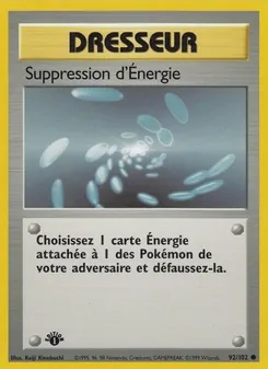 Suppression d'Énergie 92
