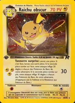Raichu obscur 83