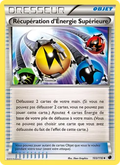 Récupération d’Énergie Supérieure 103