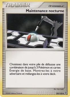 Maintenance nocturne 120
