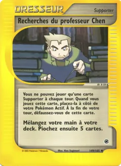 Recherches du professeur Chen 149