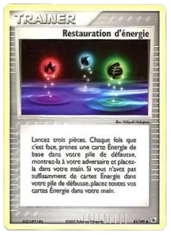 Restauration d'énergie 81