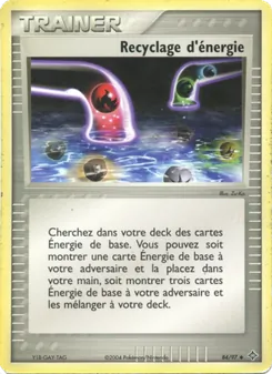 Recyclage d'énergie 84