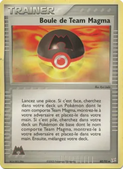 Boule de Team Magma 80