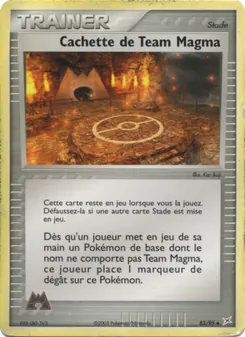 Cachette de Team Magma 83