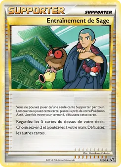 Entraînement de Sage 77
