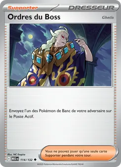 Ordres du Boss 114