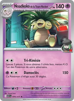 Noadkoko de la Team Rocket 78