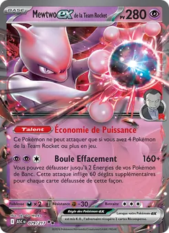 Mewtwo-ex de la Team Rocket 79