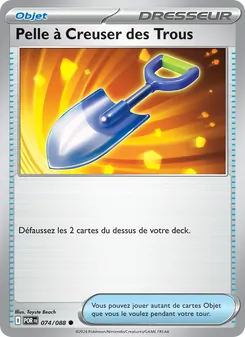 Pelle à Creuser des Trous 74