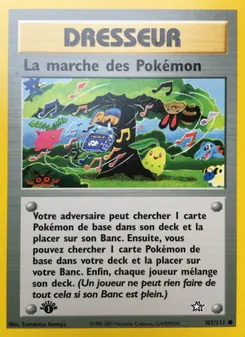 La marche des Pokémon 102