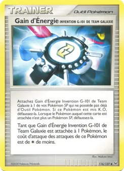 Gain d'Énergie Invention G-101 de Team Galaxie 116