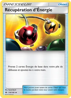 Récupération d’Énergie 116
