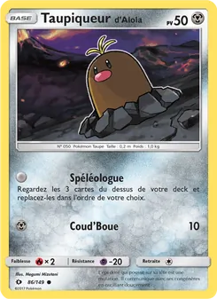 Taupiqueur d’Alola 86
