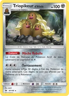Triopikeur d’Alola 87