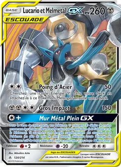 Lucario et Melmetal GX 120
