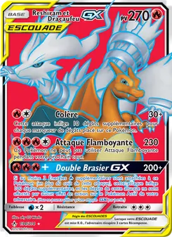 Reshiram et Dracaufeu GX 194