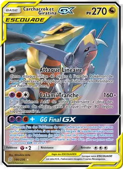 Carchacrok et Giratina GX 146