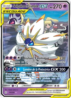 Solgaleo et Lunala GX 75
