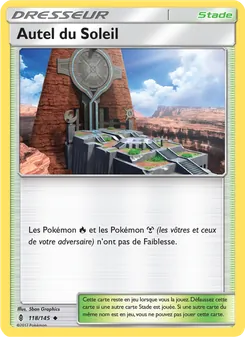 Autel du Soleil 118