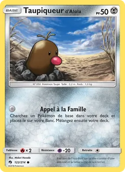 Taupiqueur d’Alola 122