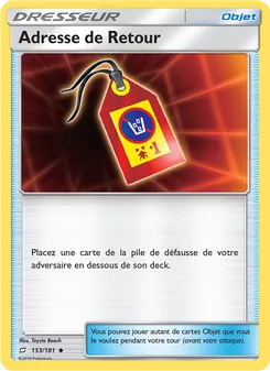 Adresse de Retour 153