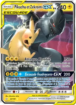 Pikachu et Zekrom GX 33