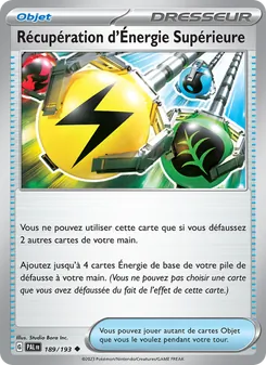 Récupération d'Énergie Supérieure 189