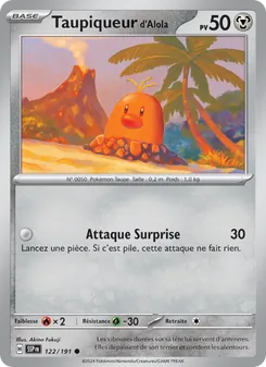 Taupiqueur d'Alola 122