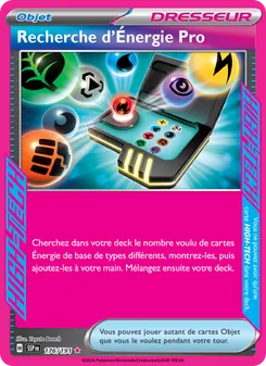 Recherche d'Énergie Pro 176