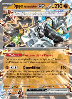 Ogerpon Masque de la Pierre-ex 58