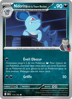 Nidorina de la Team Rocket 115