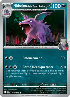 Nidorino de la Team Rocket 118