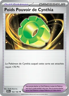 Poids Pouvoir de Cynthia 162