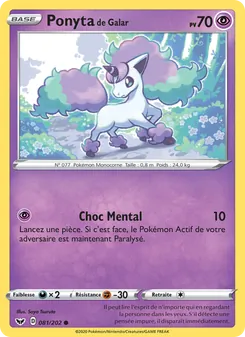 Ponyta de Galar 81