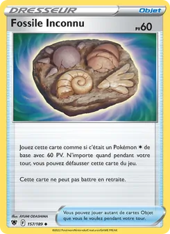 Fossile Inconnu 157