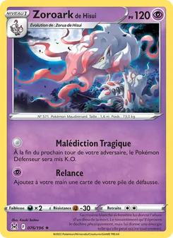 Zoroark de Hisui 76