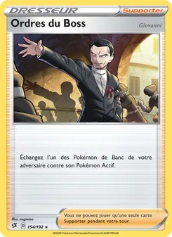 Ordres du Boss (Giovanni) 154