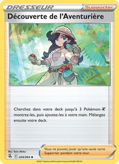 Découverte de l'Aventurière 224