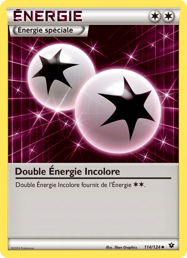 Double Énergie Incolore 114/124