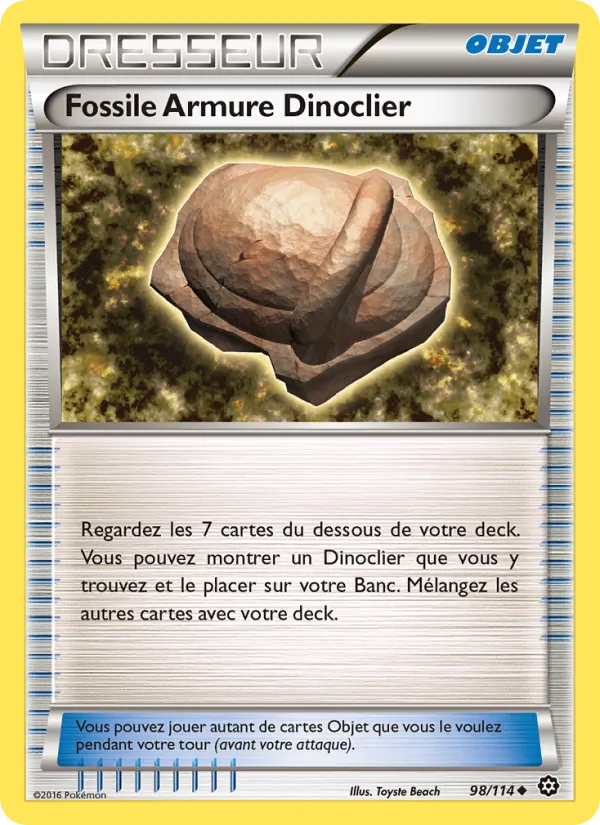 Fossile Armure Dinoclier 98/114