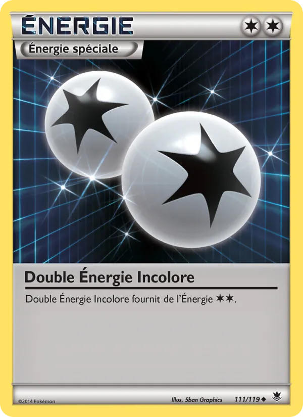 Double Énergie Incolore 111/119
