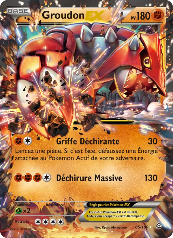 Groudon EX 85/160