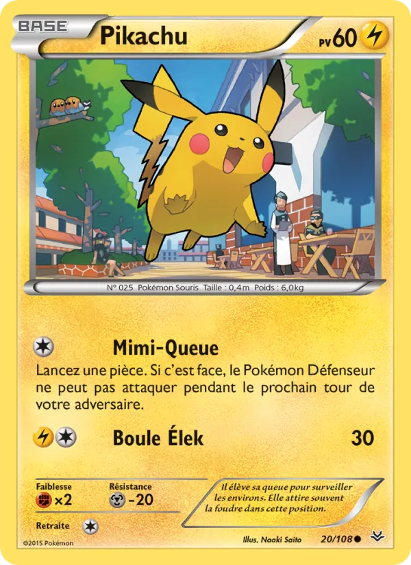 Pikachu 20/108