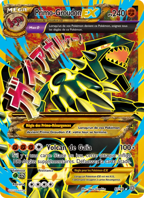 Primo-Groudon EX 97/98