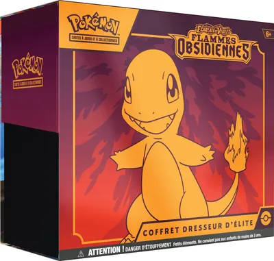 Coffret Dresseur d'Élite — Flammes Obsidiennes (EV03)